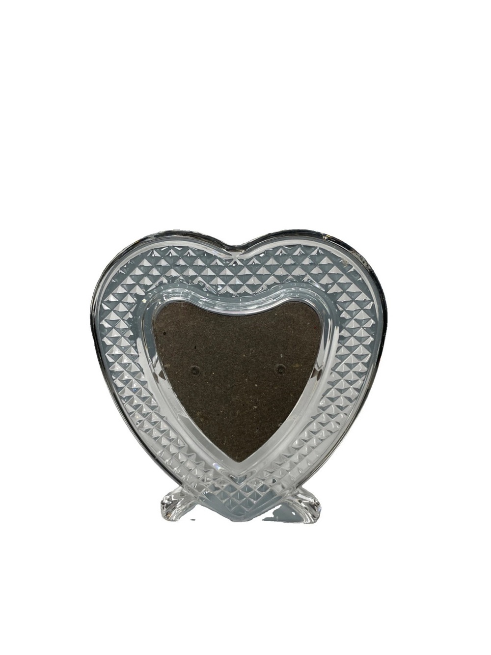 Waterford Crystal Heart Picture Frame Vintage wedding heirloom collection
